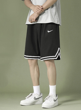 Nike耐克短裤透气美式篮球裤健身跑步男士五分裤运动裤DH7161-010
