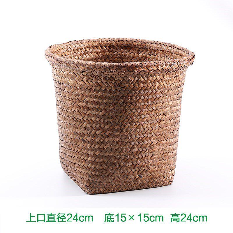 田园编织垃圾篓编织篮收纳桶厨房储物箱洗衣篮竹编整理藤条杂物篮|msdalam kategori keluarga/Alat Pembersihan peribadi, kerja-kerja rumah/Floor peralatan pembersihan, sampah/rak sampah, sampah - dari Buy2taobao.com untuk memberikan perkhidmatan ejen Taobao profesional membeli