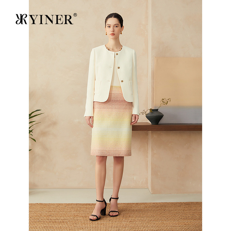 【舒心】YINER音儿春季新款法式亮丝质感直身优雅廓形短外套,女装/女士精品,短外套,淘宝优惠券,粉丝福利购,淘宝优惠卷