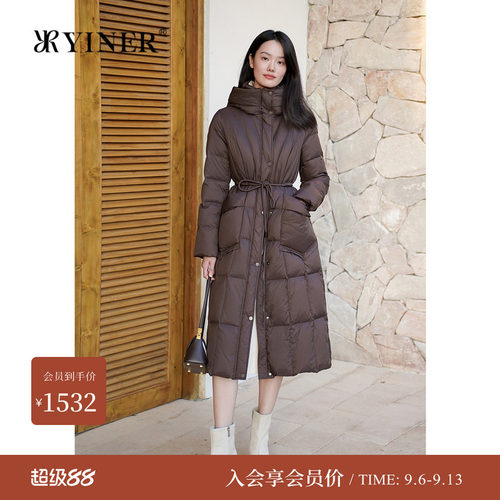 美拉德音儿冬季中长厚实羽绒服
