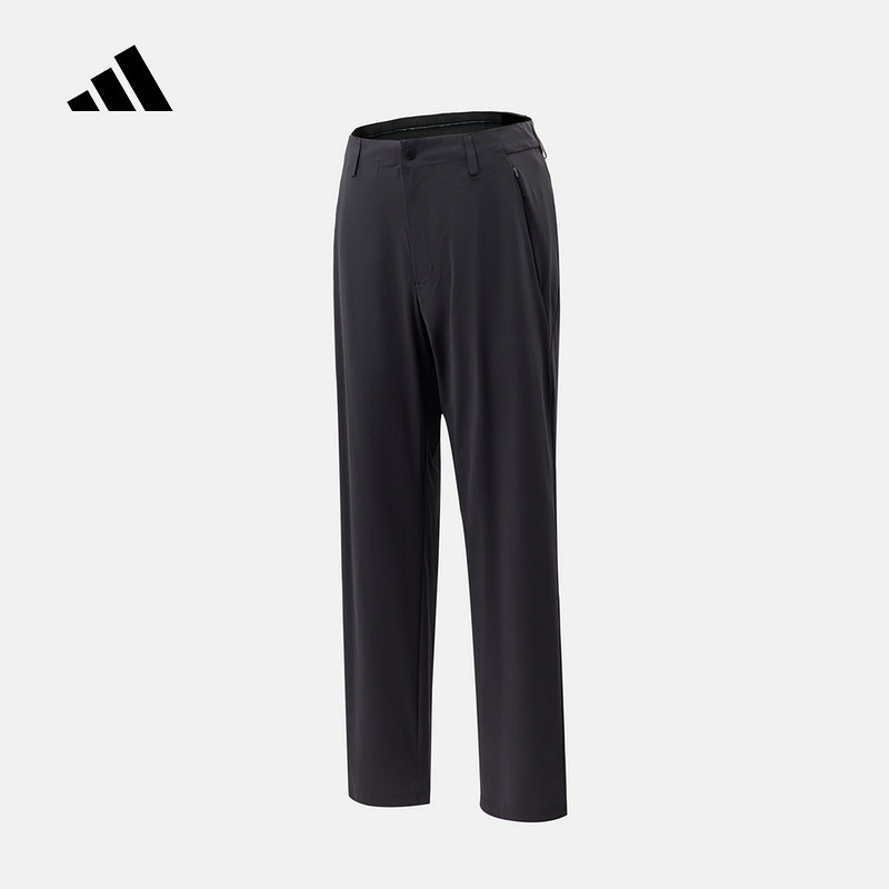 adidas阿迪达斯裤子2026夏季男子运动休闲舒适针织长裤 KG0830 - 实物图