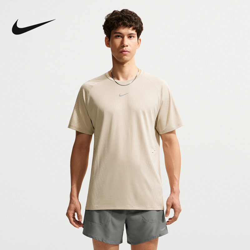 NIKE耐克26新款Aero-FIT男子运动透气短袖跑步上衣T恤 IH0746-236图片