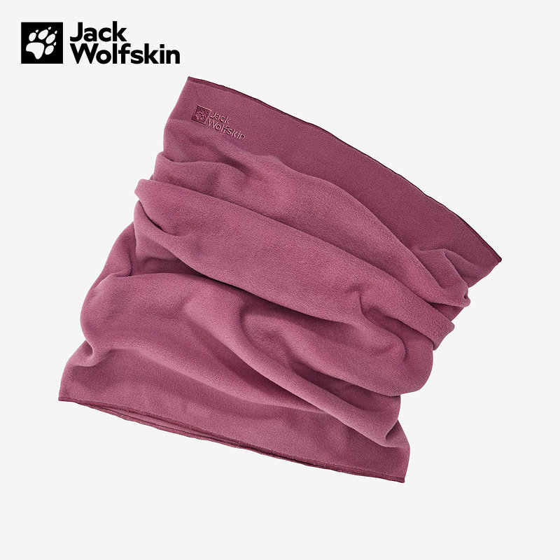 JackWolfskin狼爪围巾男女款25秋冬户外运动抓绒骑行脖套 1910292