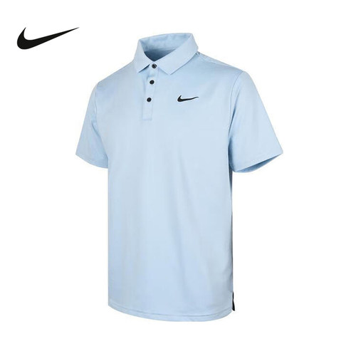 NIKE耐克网球T恤夏季新款男子短袖翻领运动休闲POLO衫FZ7482-440