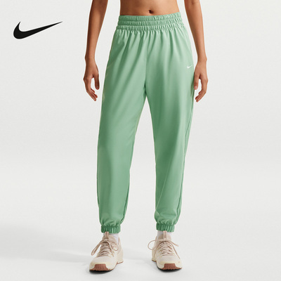 nike耐克女裤春季速新款干跑步训练收口长裤梭织运动裤HJ1051-007