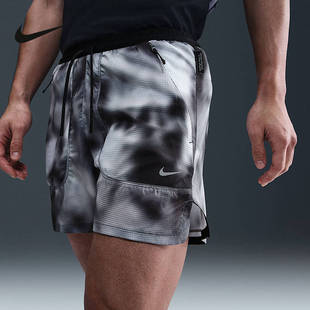 HJ4151 梭织短裤 010 男子速干运动休闲跑步含衬裤 NIKE耐克25夏季