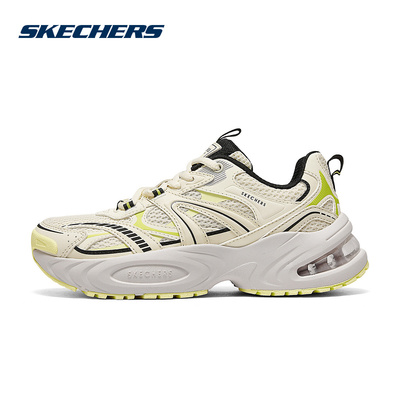SKECHERS斯凯奇2025春季女运动休闲鞋厚底缓震耐穿 177606-NTYL