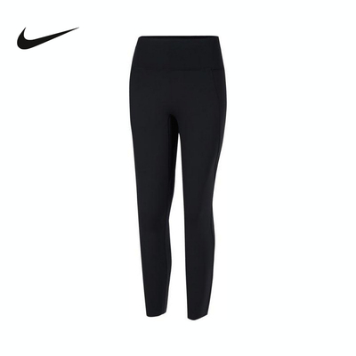 Nike耐克春女子UNIVERSA速干中强度包覆高腰九分紧身裤HQ6814-010