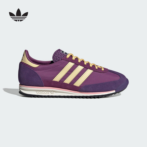 adidas阿迪达斯三叶草跑鞋风运动鞋SL72 OG W薄底「T头鞋」JQ8376