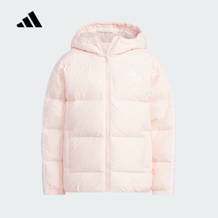 adidas阿迪达斯冬新款 KC5920 拒水防风保暖满印休闲女大童羽绒服