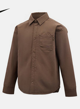 NIKE耐克男子长袖衬衫25冬新款Jordan复古翻领运动外套IM9720-237