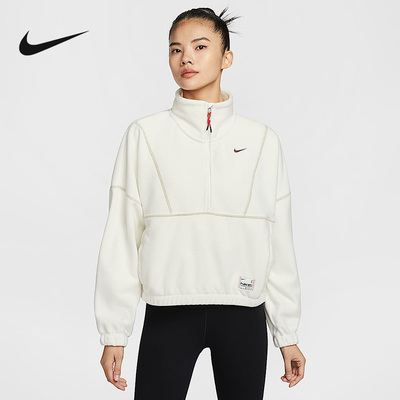 Nike耐克蛇年卫衣女2025新年款CNY半拉链摇粒绒套头衫HV8465-133
