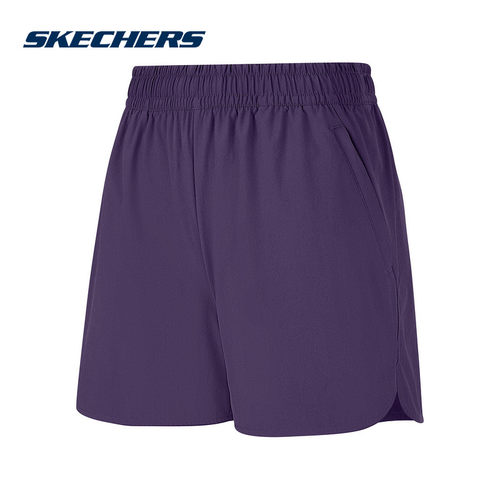 Skechers斯凯奇2026夏女运动短裤宽松舒适时尚休闲五分裤P326W082