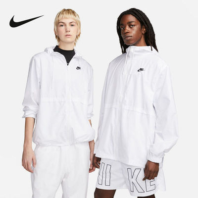 Nike耐克女外套夏季户外运动服轻薄透气皮肤衣梭织夹克DM6179-100