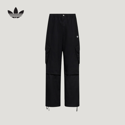 adidas阿迪达斯三叶草运动裤男秋工装风梭织BOTTOMS M长裤 LD6437