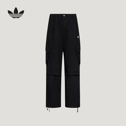 adidas阿迪达斯三叶草运动裤男秋工装风梭织BOTTOMS M长裤 LD6437