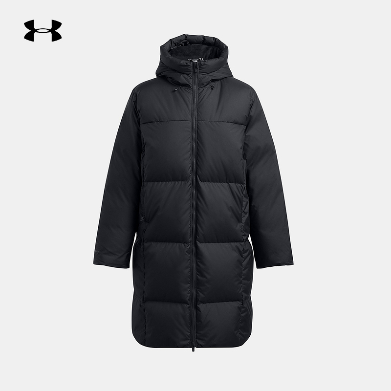 安德玛 UA Limitless 女子舒适训练运动长款羽绒服1384649-001