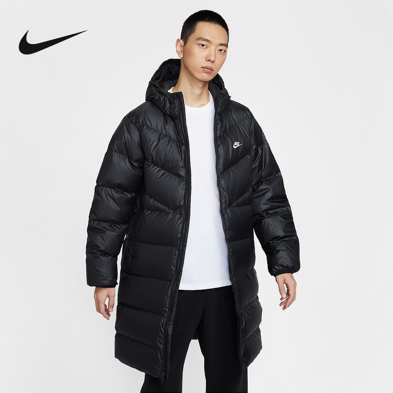 Nike耐克男长款羽绒服夹克Therma-FIT ADV保暖拒水外套HV2720-010