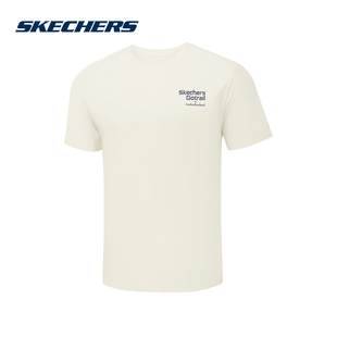 Skechers斯凯奇2026夏男女同款运动短袖宽松休闲针织T恤 P226U084