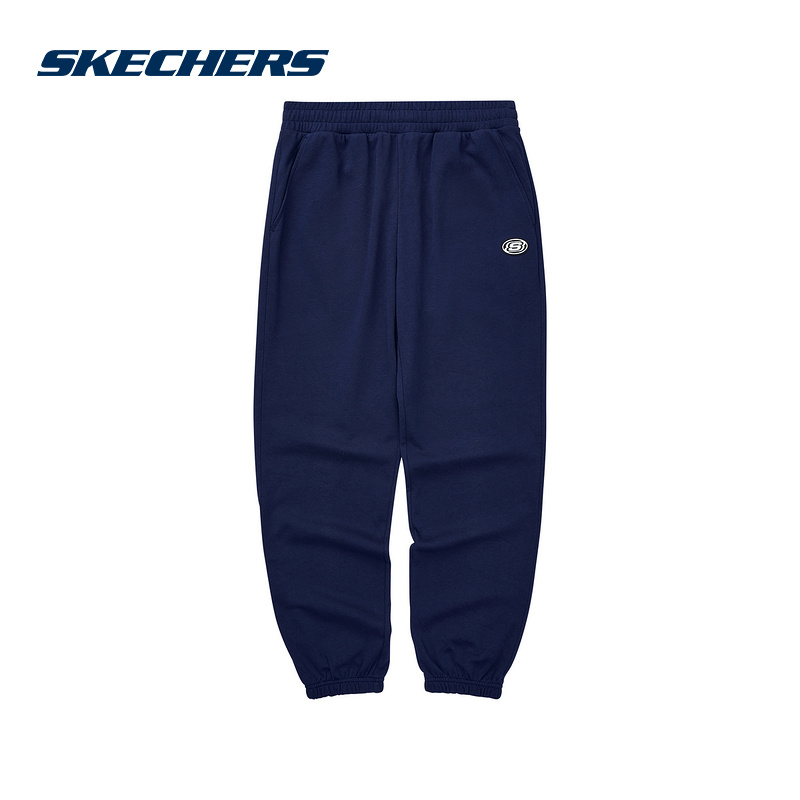 Skechers斯凯奇25夏男士束脚裤宽松百搭运动裤卫裤 L224M067/00DU