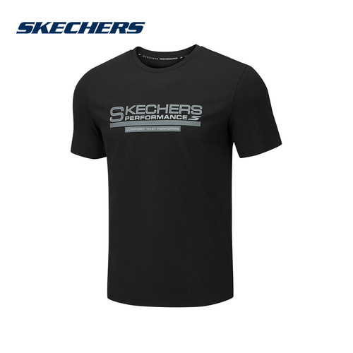Skechers斯凯奇半袖2026新款夏男圆领棉质上衣T袖 P226M327/0018