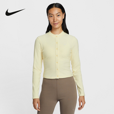 NIKE耐克女子2026春季新款运动休闲针织开衫外套 IF0235-744