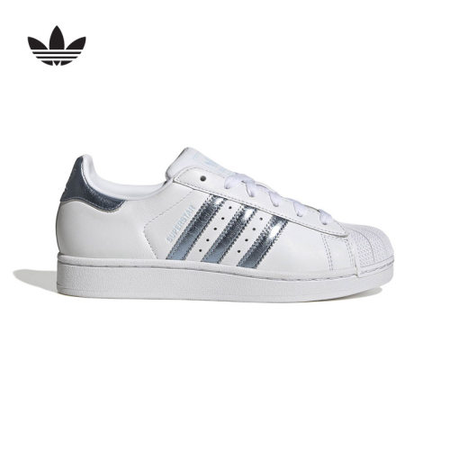 adidas阿迪达斯三叶草经典女子板鞋SUPERSTAR II贝壳头鞋LA7739