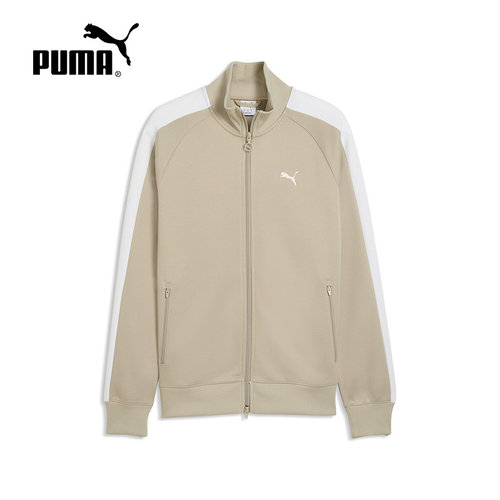 PUMA彪马男子2026春季立领T7拼接运动夹克外套长袖上衣631858-61