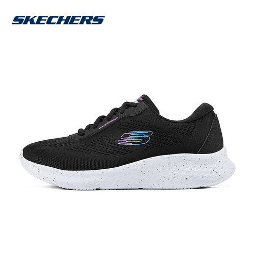 Skechers斯凯奇女款轻质透气舒适厚底缓震休闲运动鞋 150198C/BLK