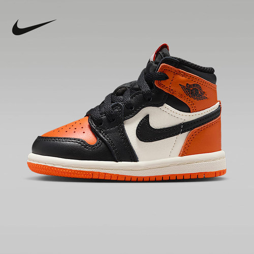 耐克婴童鞋AIR JORDAN 1 RETRO HIGH OG AJ1高帮篮球鞋FD1413-008
