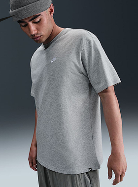 Nike耐克短袖男25夏新款宽松透气刺绣棉质圆领运动T恤FV0376-063