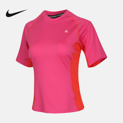 Nike耐克ACG女子DRI-FIT速干修身短袖T恤户外运动上衣 IO1461-698