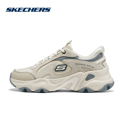 Skechers斯凯奇熊猫鞋女子闪穿鞋厚底轻盈休闲老爹鞋150527/NTGY
