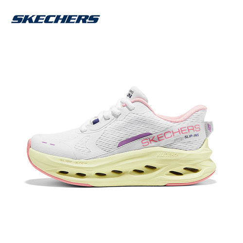 Skechers斯凯奇儿童闪穿跑鞋26春季女童防滑运动鞋 303685L/WPK