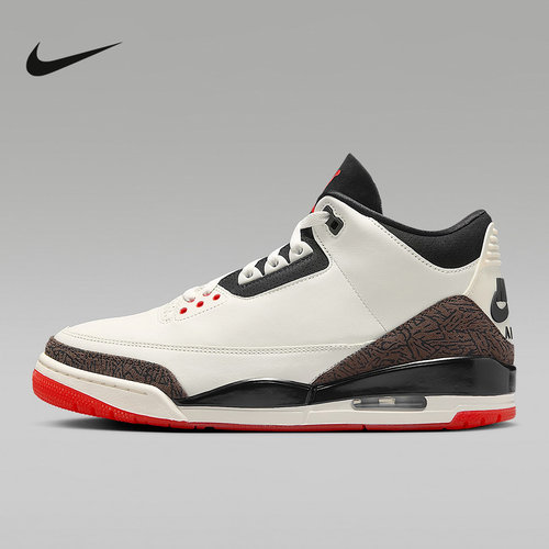 Nike耐克男鞋Air Jordan 3黑白红AJ3复刻运动鞋篮球鞋IF4396-103