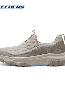 Skechers斯凯奇女鞋冬新款一脚蹬加绒保暖健步鞋运动鞋124894-TPE
