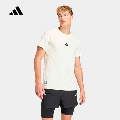 adidas阿迪达斯速干健身训练服半袖Climacool舒爽短袖T恤 HZ9650