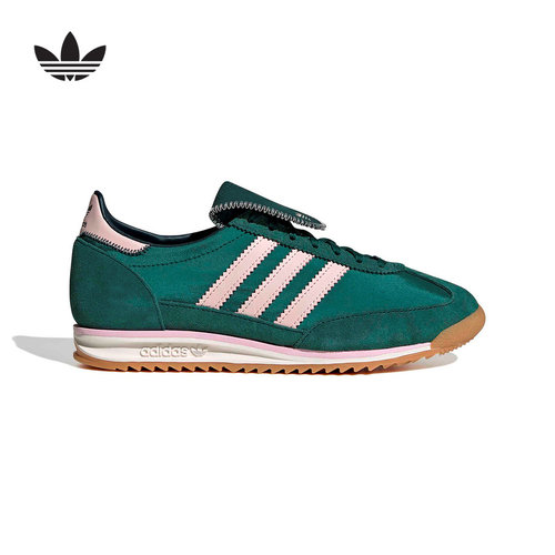 adidas阿迪达斯三叶草薄底T头鞋2026夏女SL72 OG德训板鞋 JR2303