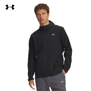 安德玛男子Velociti Pro Storm跑步运动外套梭织夹克 6005897-001