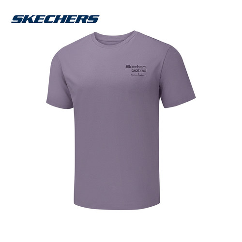 Skechers斯凯奇2026夏男女同款运动短袖宽松休闲针织T恤 P226U084