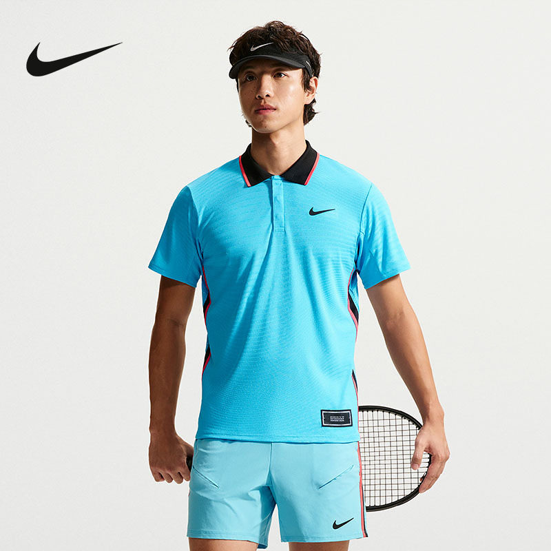 NIKE耐克男短袖上衣夏季运动休闲翻领T恤高尔夫POLO衫IM6589-416图片
