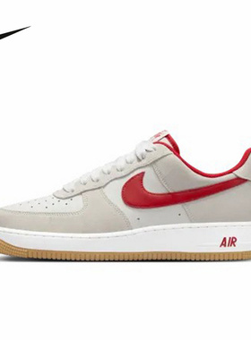 Nike耐克男鞋空军一号运动鞋AIR FORCE 1米红色AF1板鞋IB6388-101