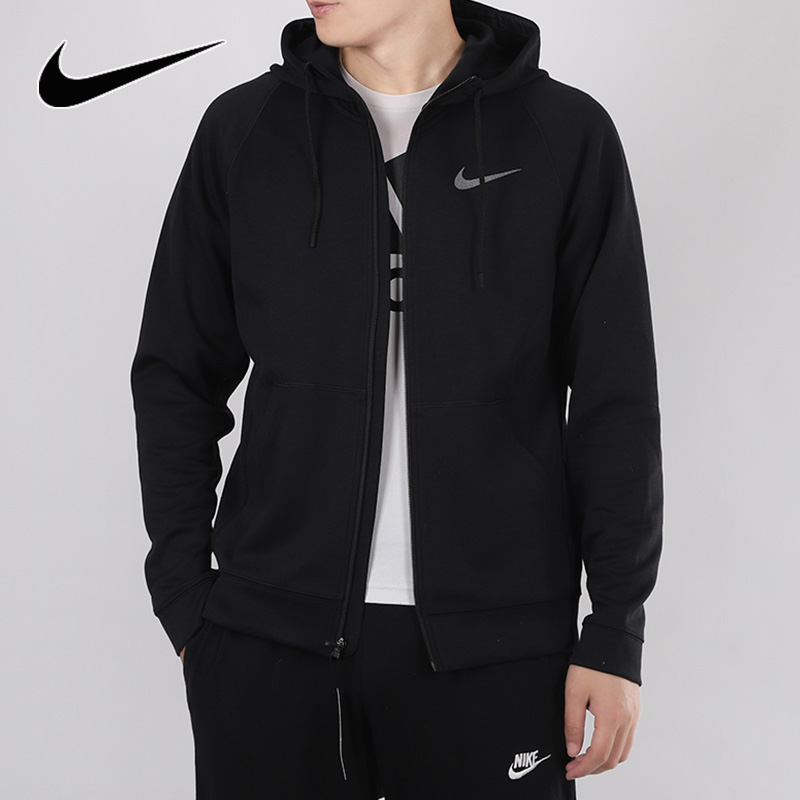 Nike耐克外套男秋冬季连帽加绒保暖休闲开衫夹克运动服DD2125-010