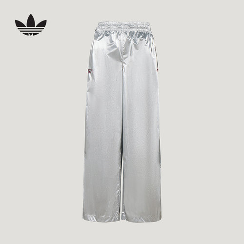 adidas阿迪达斯三叶草F50运动裤夏女薄膜工艺潮流梭织长裤 KY5757