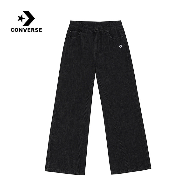 Converse匡威2025秋女子新款运动休闲阔腿裤梭织长裤 WCH674-023,运动服/休闲服装,运动长裤,淘宝优惠券,粉丝福利购,淘宝优惠卷