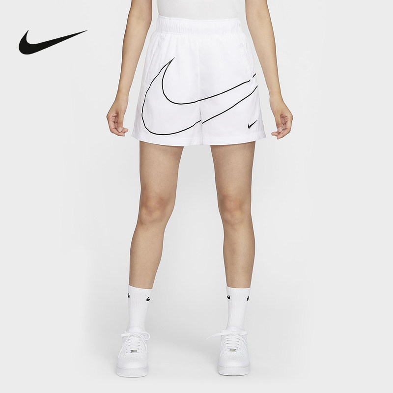 NIKE耐克女子综训跑步休闲运动大钩子梭织速干短裤 HM4633-100