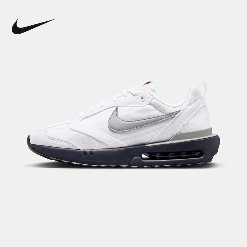 Nike耐克男鞋26春款AIR MAX DAWN气垫鞋白色银勾跑步鞋DM0013-103