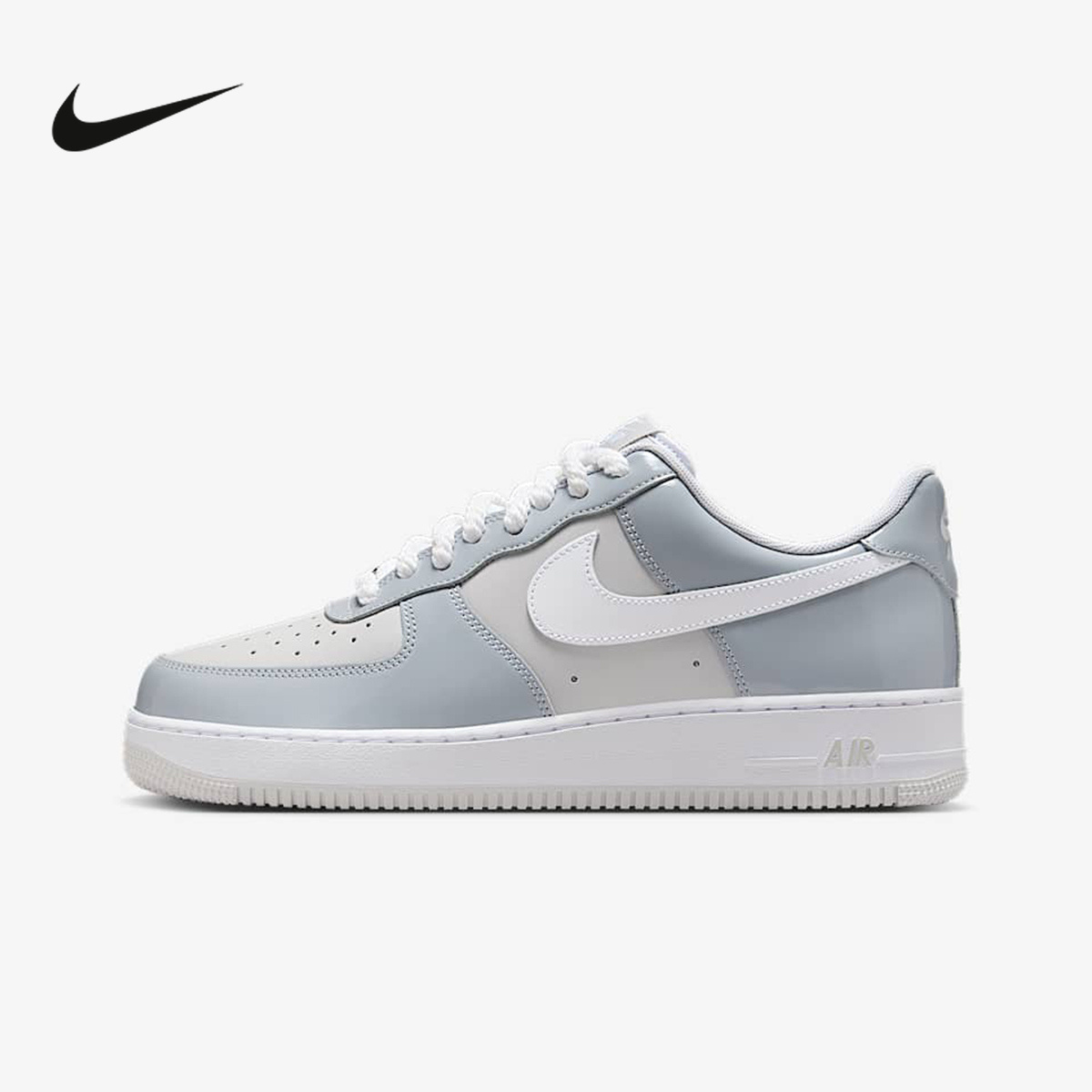 Nike耐克男鞋空军一号运动鞋AIR FORCE 1漆皮低帮板鞋HV9405-001
