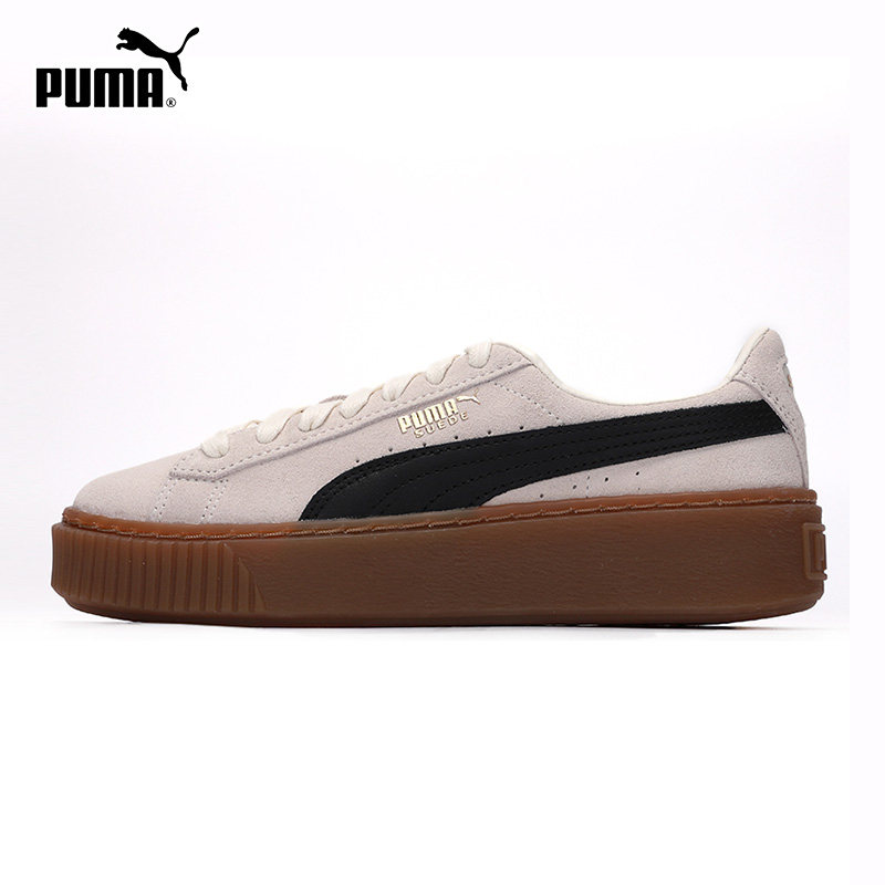 PUMA彪马经典板鞋女鞋蕾哈娜系带低帮休闲鞋厚底鞋
