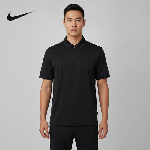 NIKE耐克简约百搭polo衫2026新款男子运动休闲短袖T恤 IU1596-010